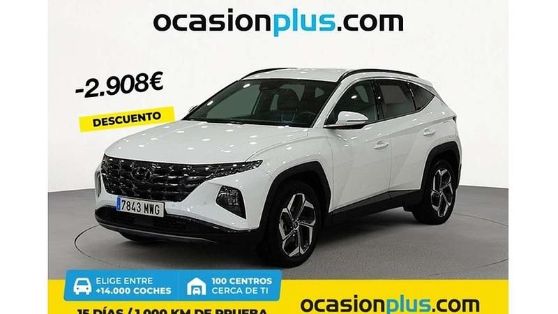 Blanco Usado 2024 Hyundai Tucson Style SUV | 31.014 € (Precio justo) - Imagen 1/4