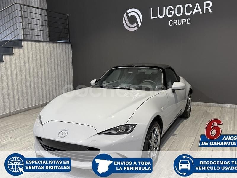 Nuevo Mazda MX5 Exclusive-Line 132 CV (97 kW) 2025 Gris / plata Descapotable