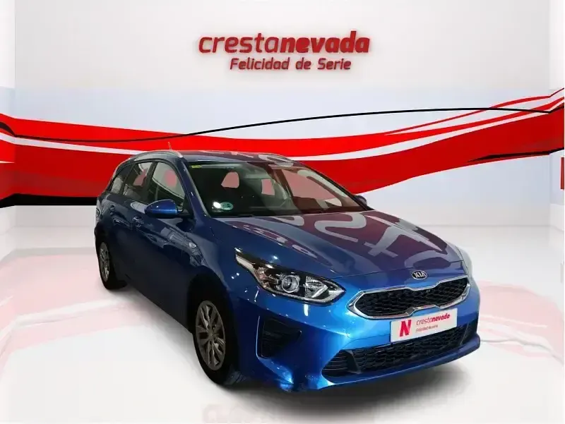 Usado Kia Ceed 120 CV (88 kW) 2020 Azul Utilitario