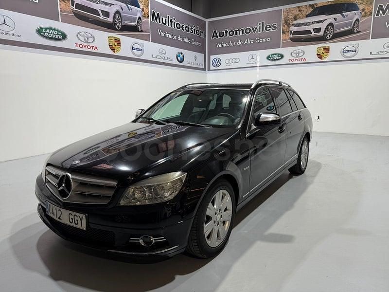 Usado Mercedes C200 Avantgarde 136 CV (100 kW) 2008 Negro Familiar