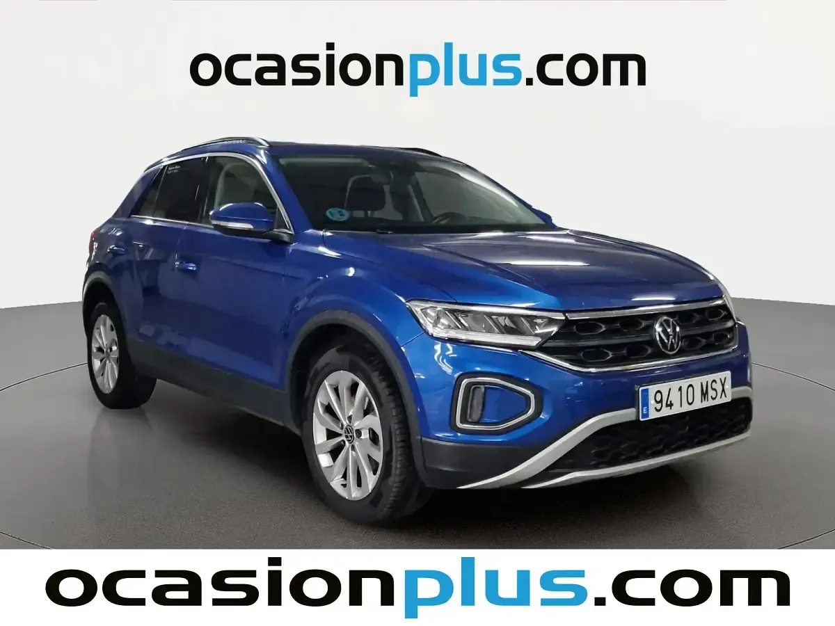 Usado VW T-Roc Life 110 CV (80 kW) 2024 Azul SUV