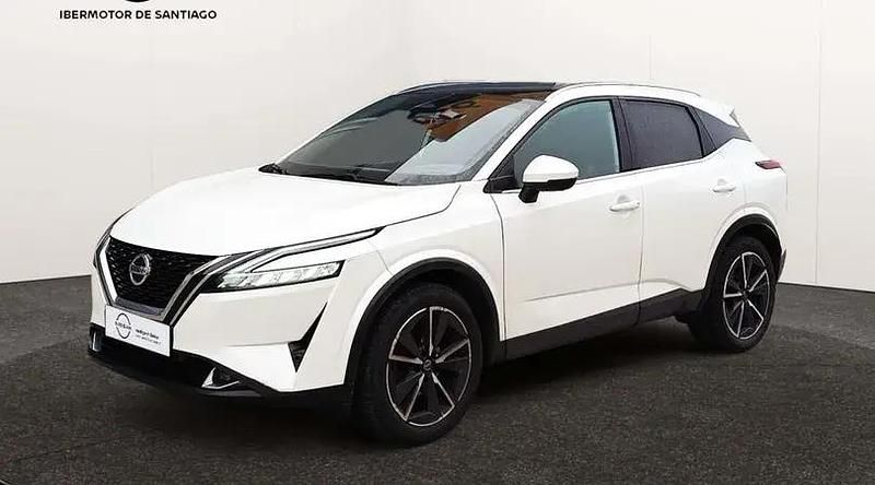 Lunar white (perlada) Usado 2022 Nissan Qashqai Tekna SUV | 23.250 € (Precio justo) - Imagen 1/4