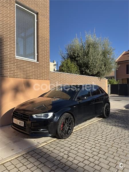 Usado Audi A3 Attraction 150 CV (110 kW) 2013 Negro Berlina
