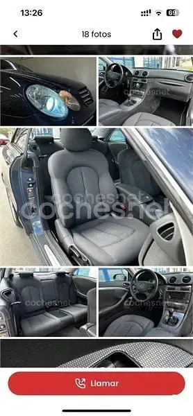 Usado Mercedes CLK200 Avantgarde 163 CV (119 kW) 2005 Azul Coupe