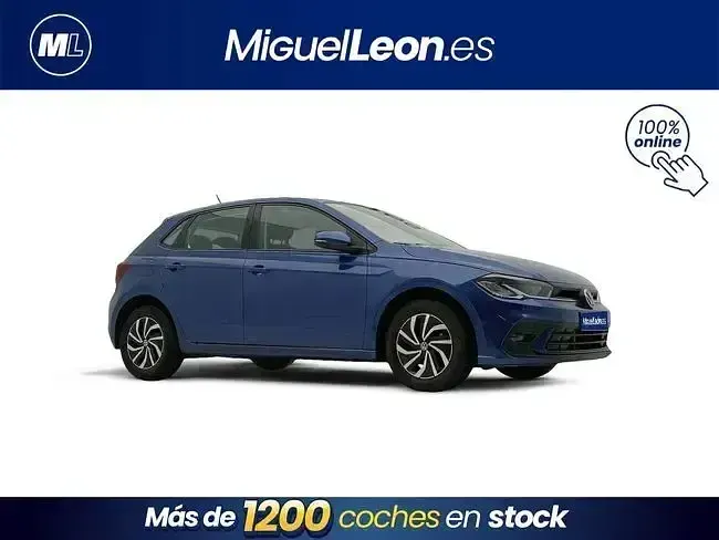 Begagnad VW Polo Advance 95 HK (69 kW) 2020 Blå Halvkombi