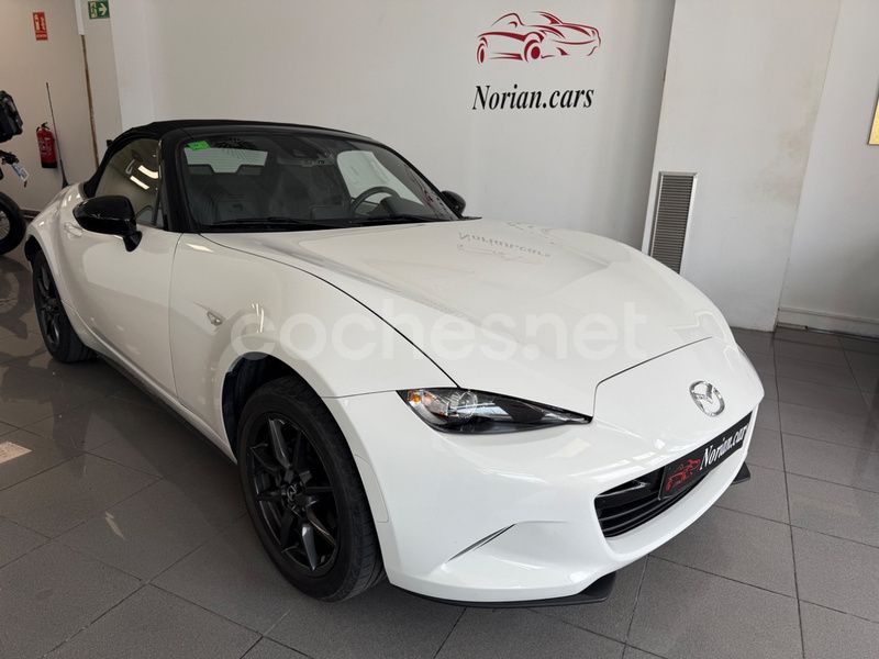 Blanco Usado 2017 Mazda MX5 Style Descapotable | 23.399 € (Un poco caro) - Imagen 1/4