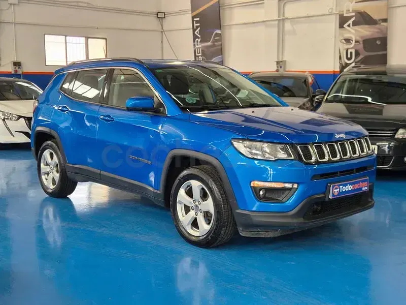 Usado Jeep Compass Longitude 120 CV (88 kW) 2018 Azul SUV