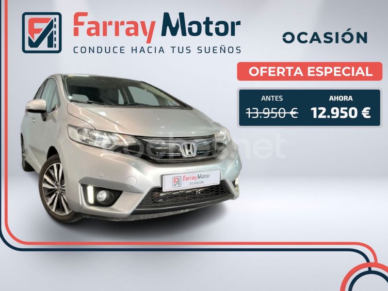 Plateado Usado 2016 Honda Jazz Elegance Utilitario | 12.950 € (Precio justo) - Imagen 1/4