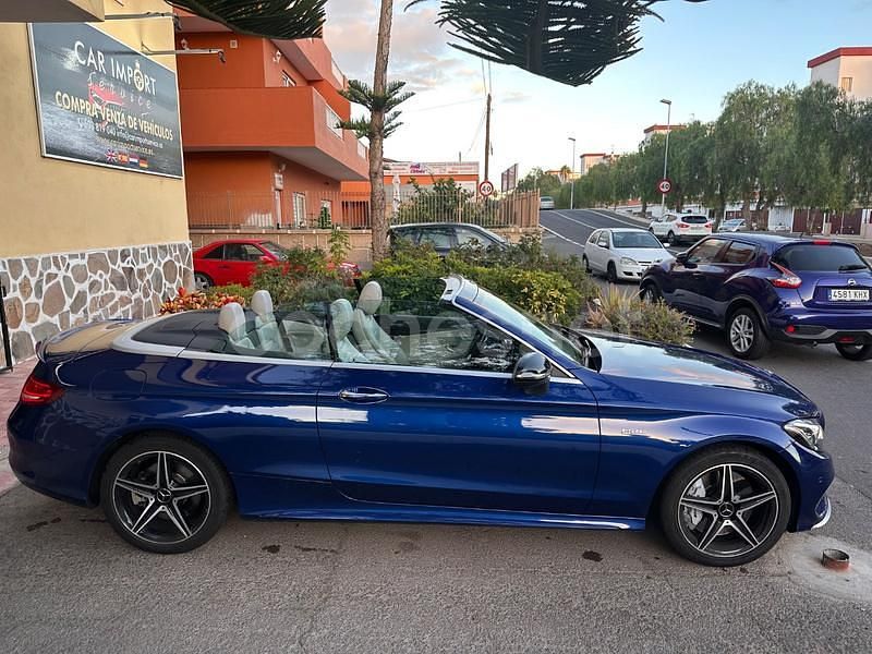 Usado Mercedes C43 AMG 367 CV (269 kW) 2017 Azul Descapotable
