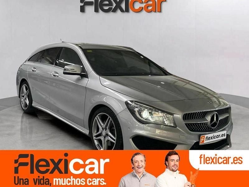 Gris Usado 2016 Mercedes CLA220 Shooting Brake AMG line Familiar | 22.490 € (Precio justo) - Imagen 1/4
