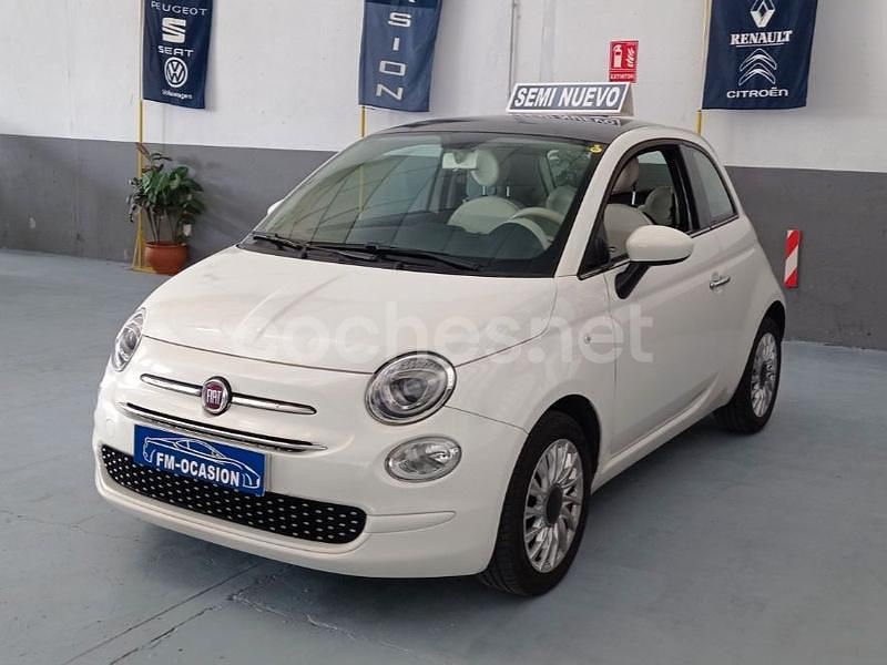 Usado Fiat 500 Lounge 69 CV (50 kW) 2019 Blanco Berlina