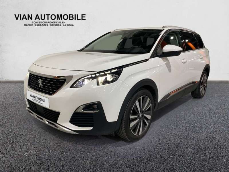 Blanco Usado 2019 Peugeot 5008 Allure Monovolumen | 17.900 € (Precio justo) - Imagen 1/4
