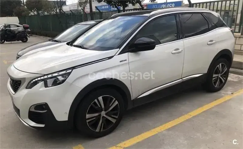 Usado Peugeot 3008 GT-line 130 CV (95 kW) 2018 Blanco SUV