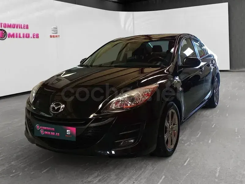 Usado Mazda 3 Active 105 CV (77 kW) 2010 Negro Berlina