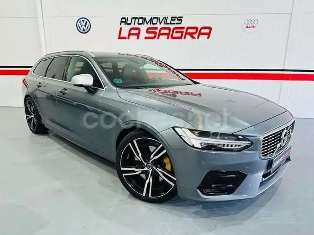 Usado Volvo V90 R-Design 235 CV (172 kW) 2019 Azul Familiar