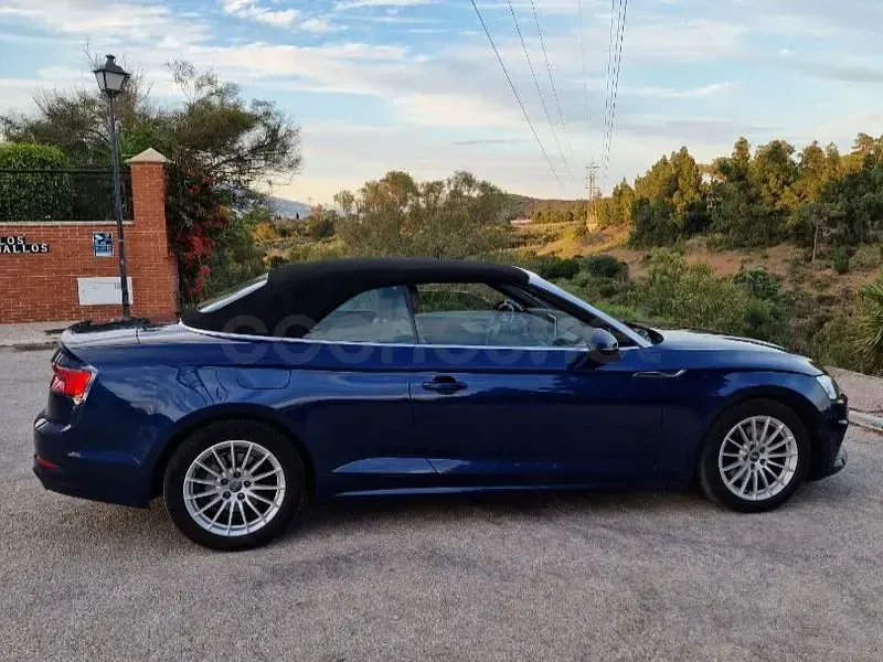 Usado Audi A5 Cabriolet 190 CV (139 kW) 2017 Azul Descapotable