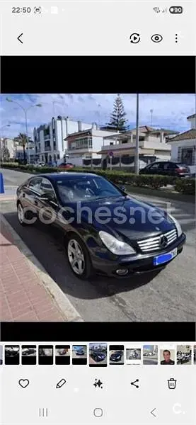 Usado Mercedes CLS350 292 CV (214 kW) 2007 Negro Coupe