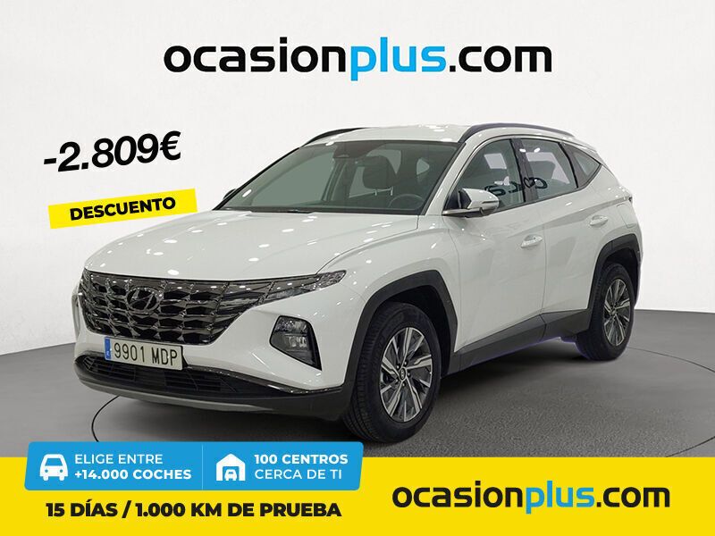 Blanco Usado 2023 Hyundai Tucson SUV | 30.250 € (Precio justo) - Imagen 1/4