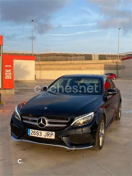 Negro Usado 2016 Mercedes C220 AMG line Berlina | 16.000 € (Precio justo) - Imagen 1/4
