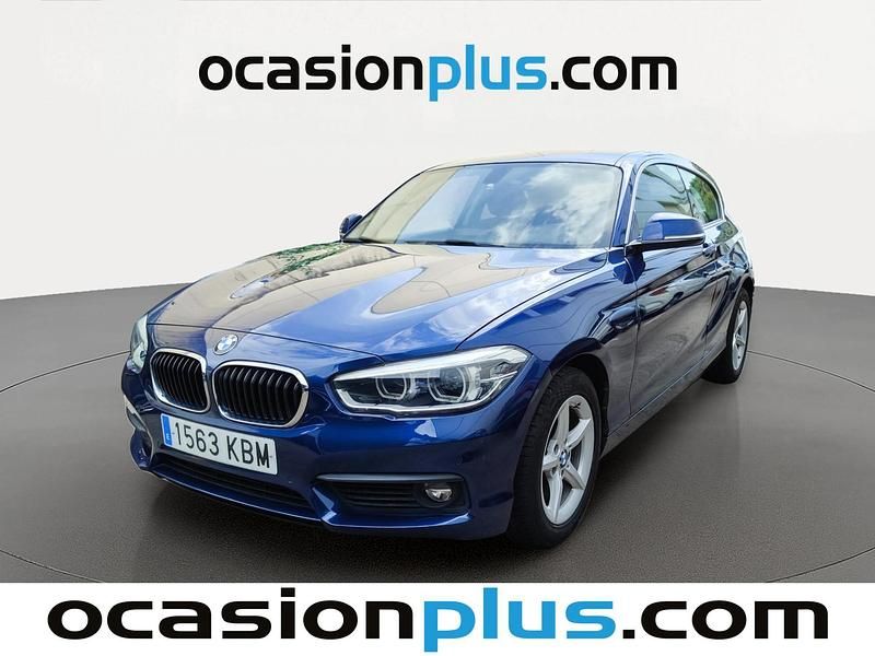 Usado BMW 118 150 CV (110 kW) 2017 Azul Utilitario