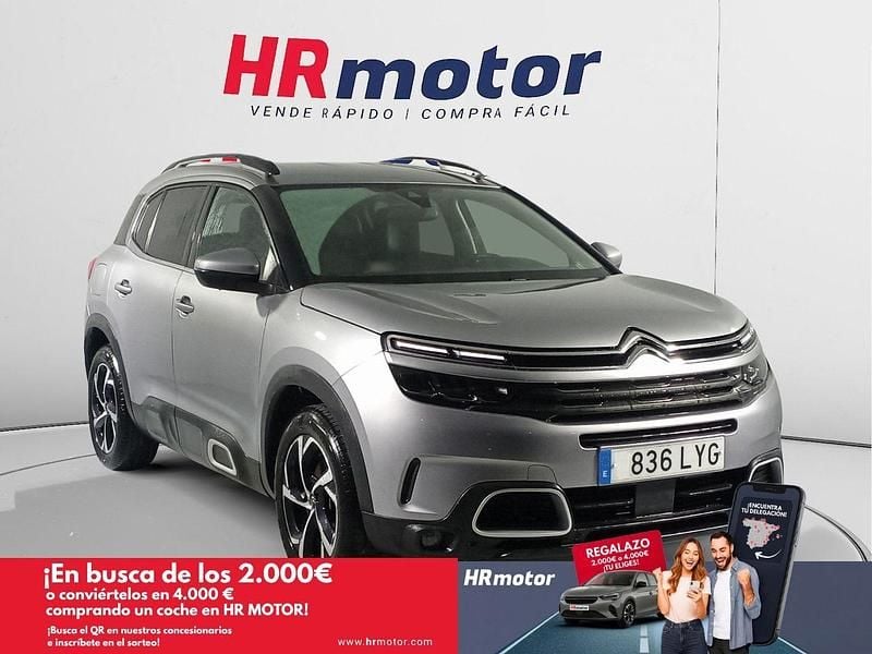 Gris Usado 2022 Citroën C5 Aircross Feel SUV | 17.450 € (Precio justo) - Imagen 1/4