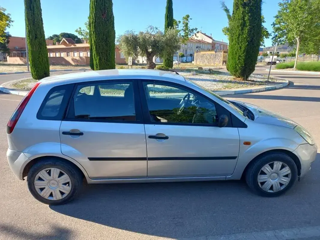Usado Ford Fiesta Trend 68 CV (50 kW) 2004 Gris Utilitario