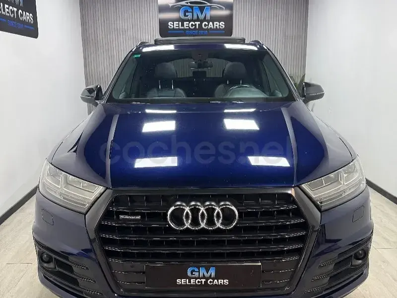 Usado Audi Q7 S-Line 286 CV (210 kW) 2019 Azul SUV
