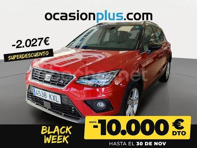 Rojo Usado 2019 Seat Arona FR SUV | 14.490 € (Precio justo) - Imagen 1/4