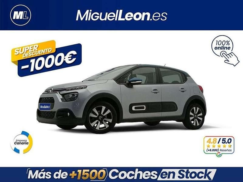Gris Usado 2022 Citroën C3 Feel Berlina | 8985 € (Buen precio) - Imagen 1/3