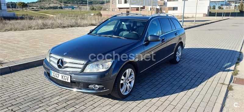 Gris / plata Usado 2009 Mercedes C320 Avantgarde Familiar | 8500 € (Buen precio) - Imagen 1/4