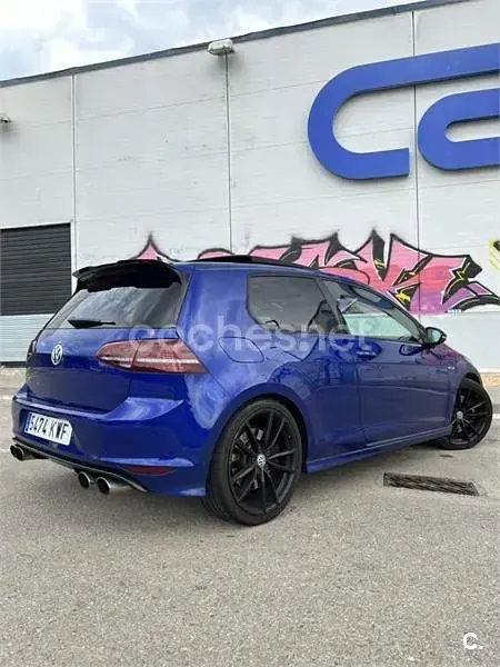 Usado VW Golf VII R 300 CV (220 kW) 2015 Azul Berlina