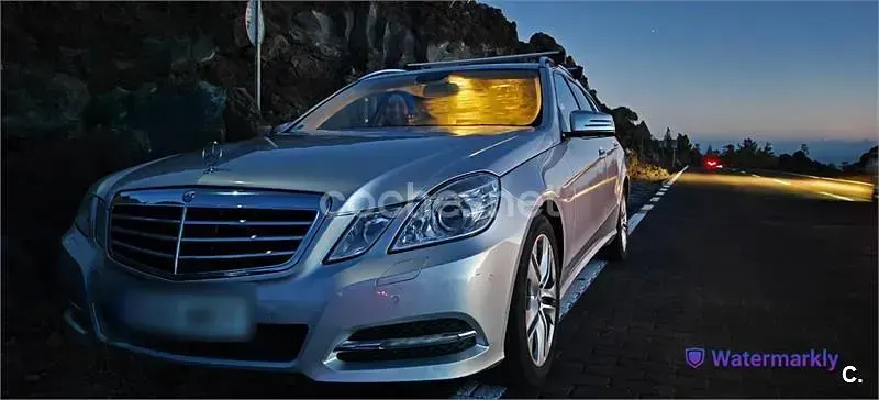 Usado Mercedes E350 Avantgarde 231 CV (169 kW) 2011 Gris / plata Familiar