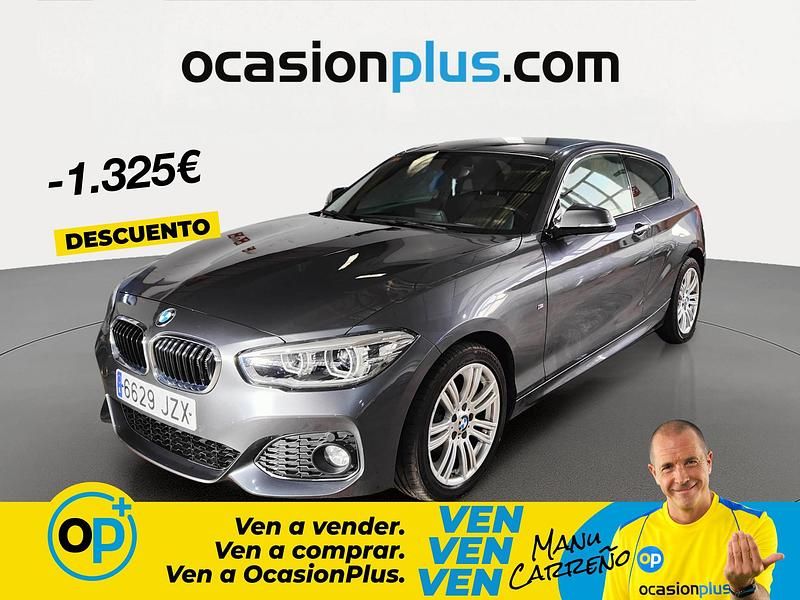Usado BMW 118 150 CV (110 kW) 2017 Gris Utilitario