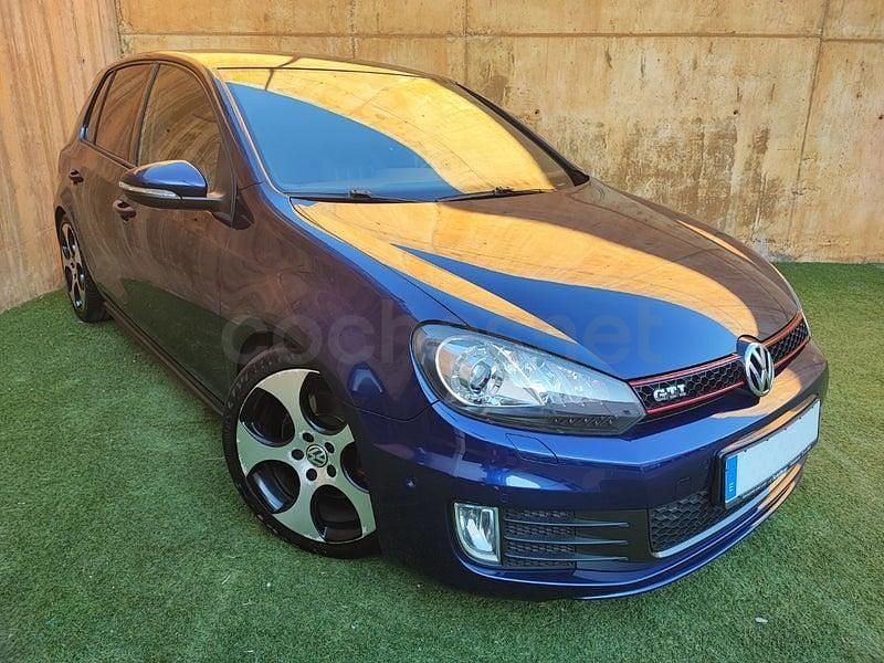 Usado VW Golf VI GTI 210 CV (154 kW) 2011 Azul Utilitario