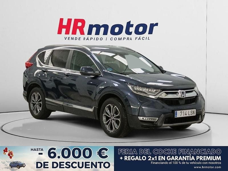 Azul Usado 2021 Honda CR-V Elegance SUV | 25.990 € (Precio justo) - Imagen 1/4