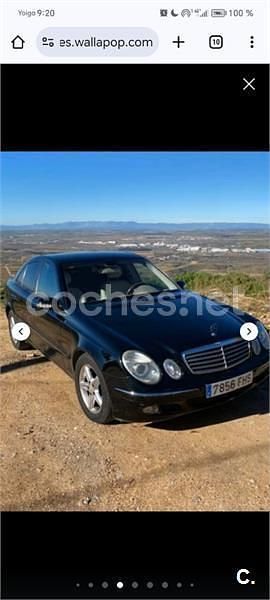 Negro Usado 2002 Mercedes E270 Elegance Berlina | 2900 € (Precio justo) - Imagen 1/4