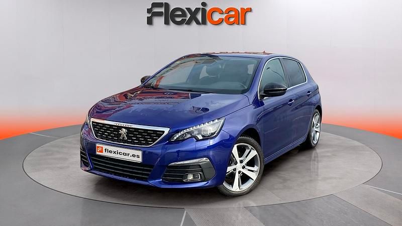 Usado Peugeot 308 GT-line 131 CV (96 kW) 2018 Azul Utilitario