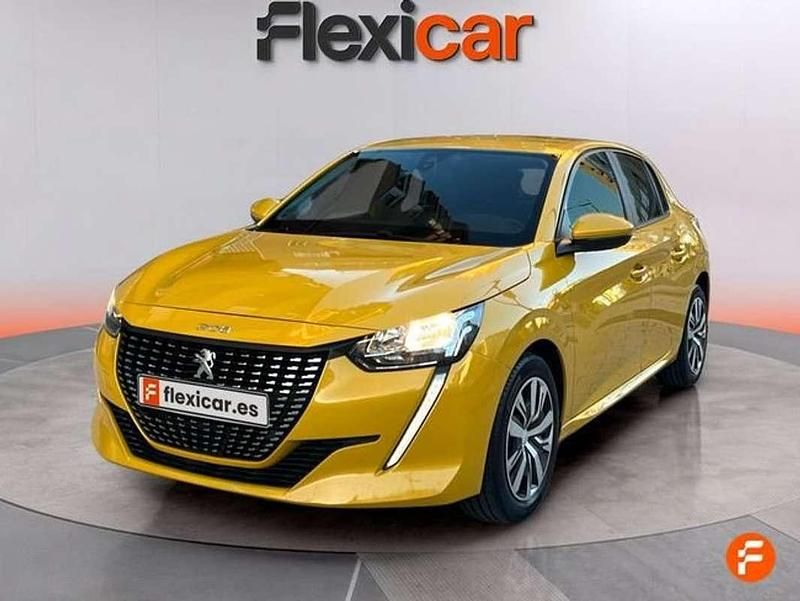 Usado Peugeot 208 Active 101 CV (74 kW) 2020 Amarillo Utilitario