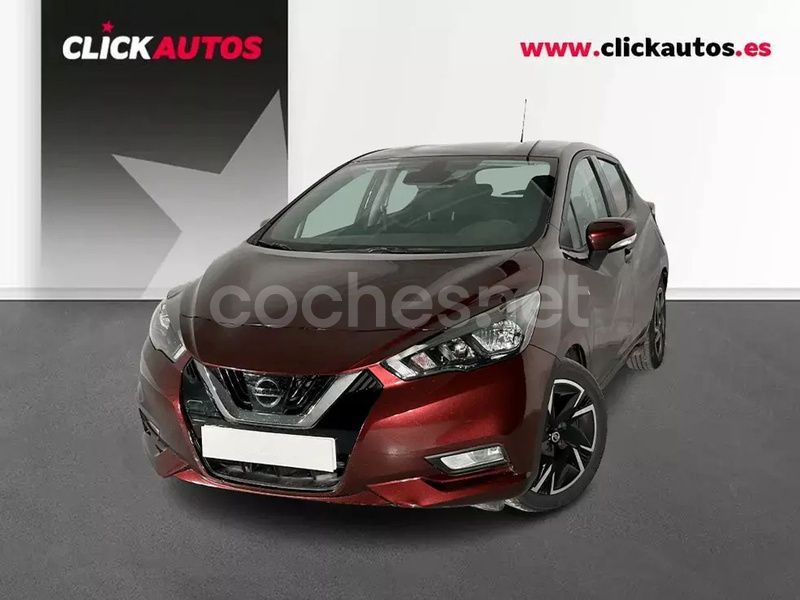 Rojo Usado 2021 Nissan Micra Acenta Utilitario | 12.600 € (Precio justo) - Imagen 1/4