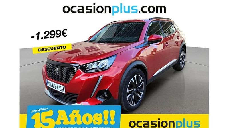 Rojo Usado 2020 Peugeot 2008 Allure SUV | 12.991 € (Super precio) - Imagen 1/4