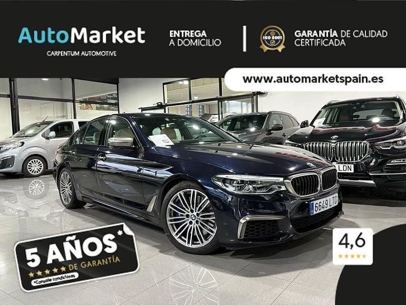 Azul Usado 2017 BMW M550 Sport Line Berlina | 49.900 € - Imagen 1/4