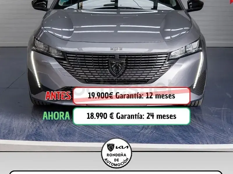 Usado Peugeot 308 Allure 130 CV (95 kW) 2024 Gris / plata Berlina
