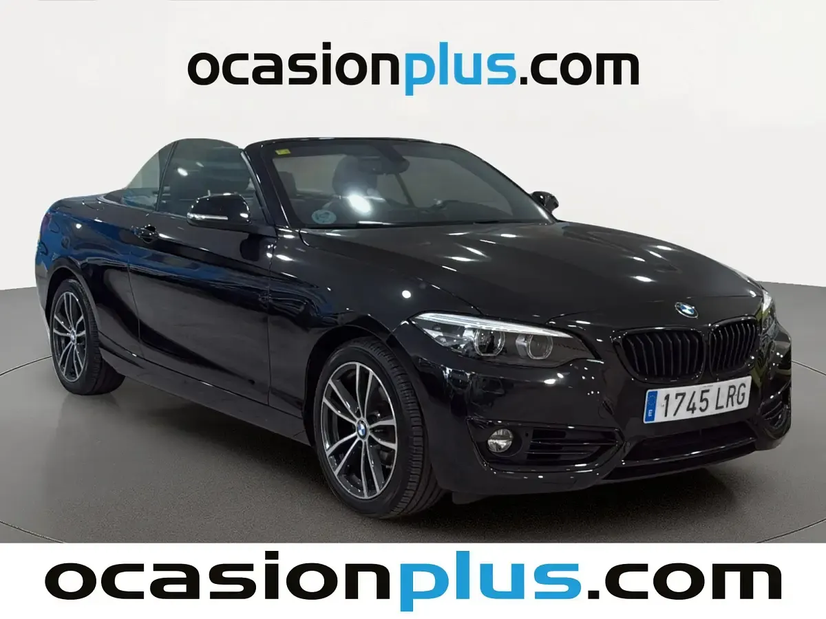 Usado BMW 218 136 CV (100 kW) 2019 Negro Descapotable