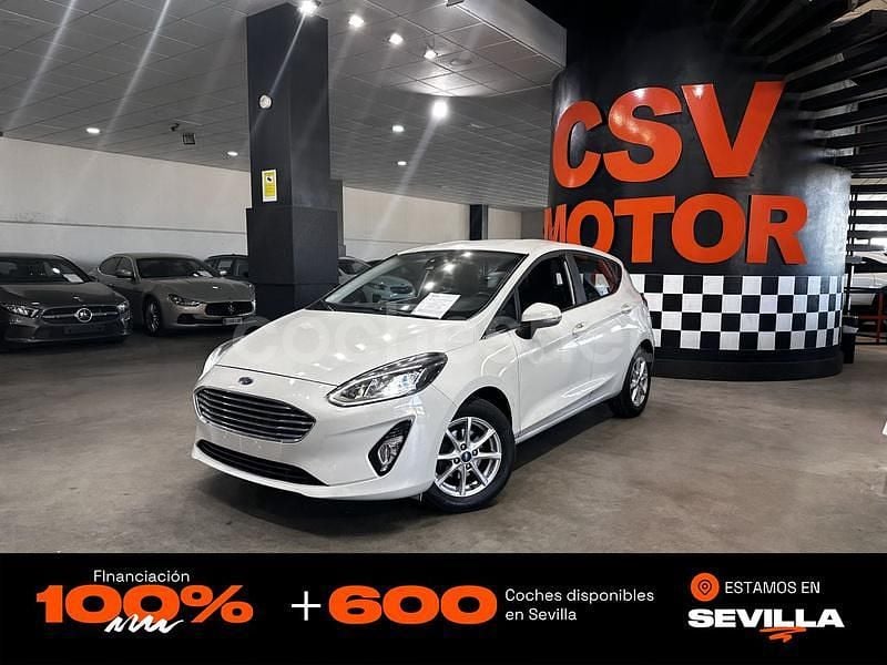 Blanco Usado 2021 Ford Fiesta ST-Line Utilitario | 9850 € (Buen precio) - Imagen 1/4