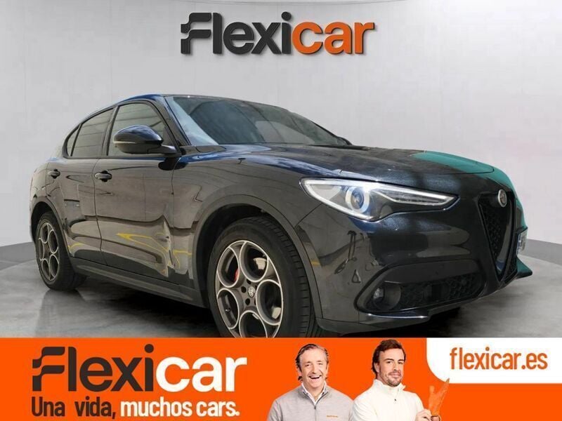 Negro Usado 2022 Alfa Romeo Stelvio Sprint SUV | 31.750 € (Precio justo) - Imagen 1/4