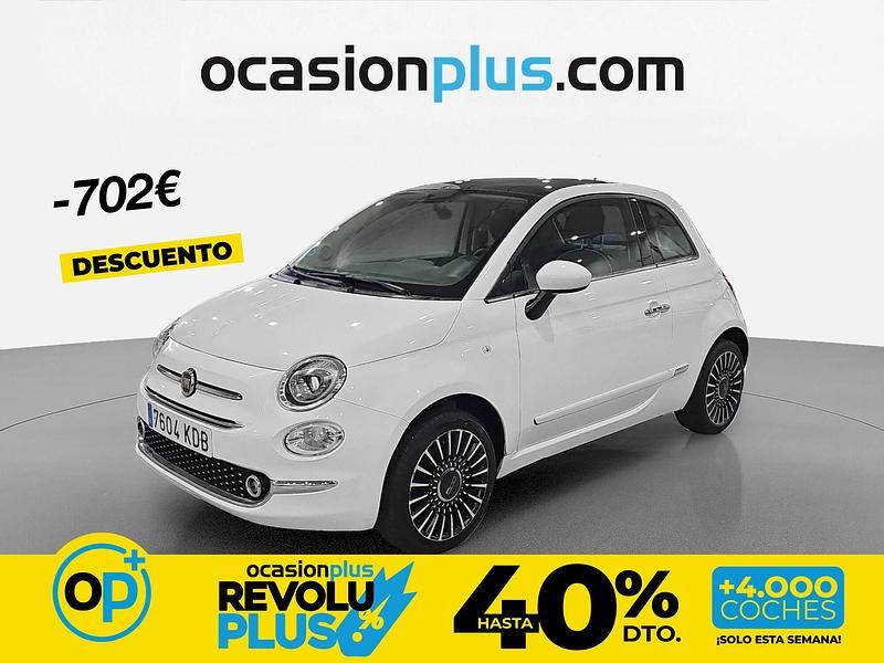 Usado Fiat 500 Lounge 69 CV (50 kW) 2017 Blanco Utilitario