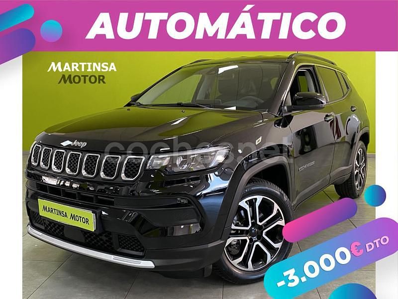 Negro Usado 2024 Jeep Compass Limited SUV | 28.300 € (Precio justo) - Imagen 1/4