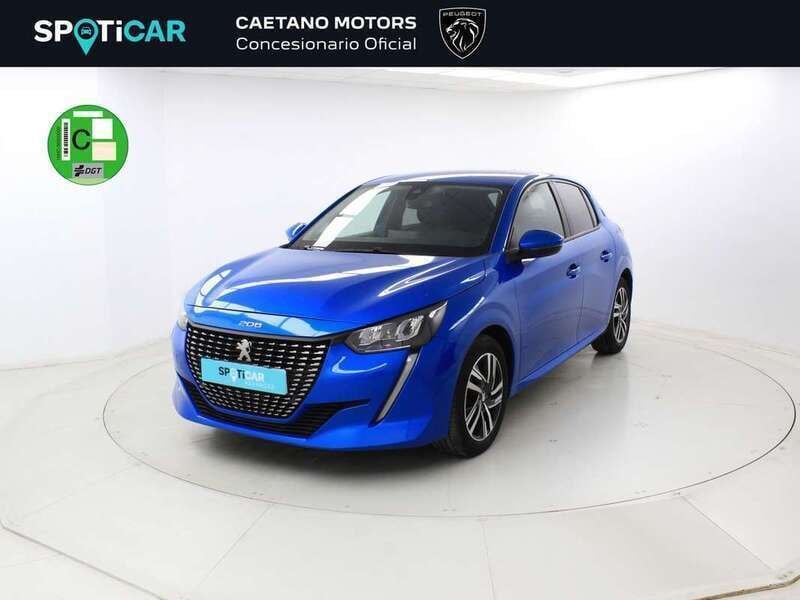 Azul Usado 2021 Peugeot 208 Allure Utilitario | 14.390 € (Caro) - Imagen 1/4