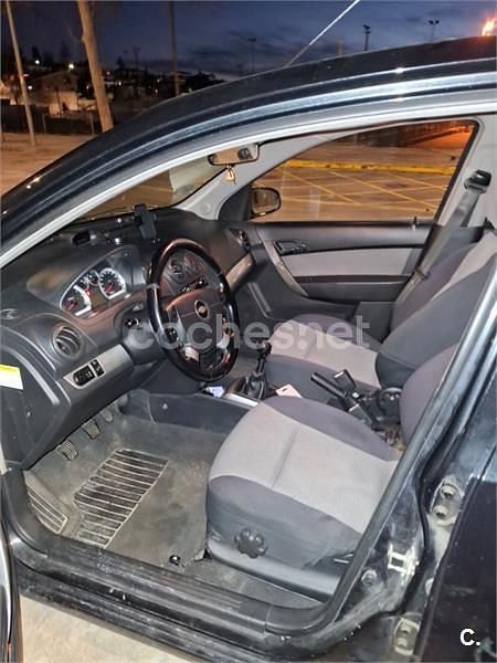 Usado Chevrolet Aveo LT 100 CV (73 kW) 2008 Negro Berlina