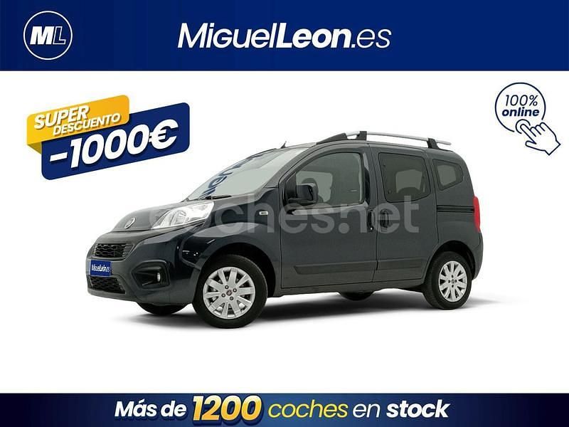 Negro Usado 2019 Fiat Qubo Easy Monovolumen | 11.985 € (Caro) - Imagen 1/3